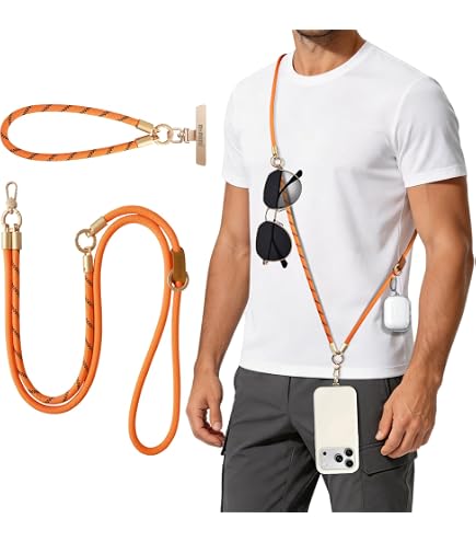 Amazon.co.jp: familiar スマホショルダー ショルダーストラップ 赤